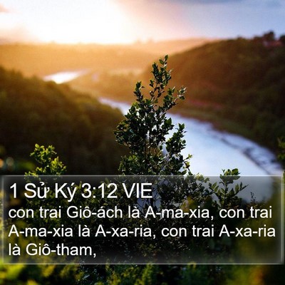 1 Sử Ký 3:12 VIE Bible Verse Image