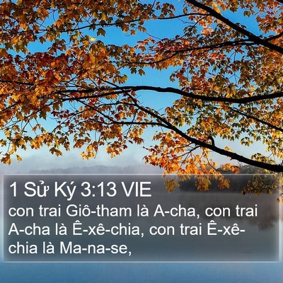 1 Sử Ký 3:13 VIE Bible Verse Image