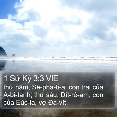 1 Sử Ký 3:3 VIE Bible Verse Image