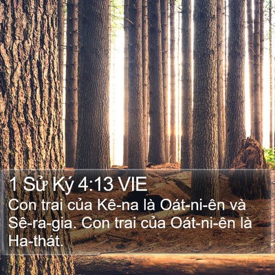 1 Sử Ký 4:13 VIE Bible Verse Image