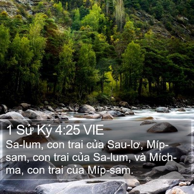 1 Sử Ký 4:25 VIE Bible Verse Image
