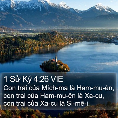 1 Sử Ký 4:26 VIE Bible Verse Image