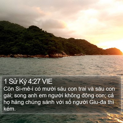 1 Sử Ký 4:27 VIE Bible Verse Image