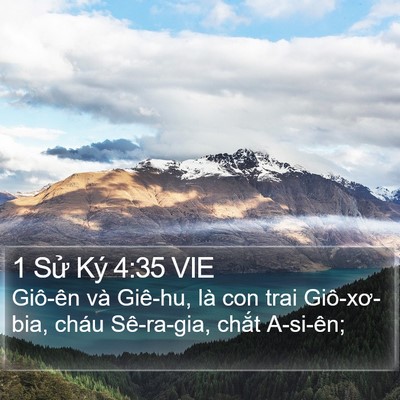 1 Sử Ký 4:35 VIE Bible Verse Image