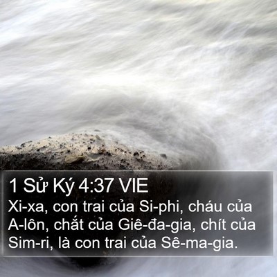 1 Sử Ký 4:37 VIE Bible Verse Image