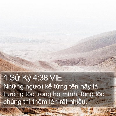 1 Sử Ký 4:38 VIE Bible Verse Image