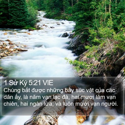 1 Sử Ký 5:21 VIE Bible Verse Image