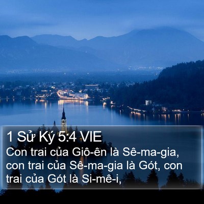 1 Sử Ký 5:4 VIE Bible Verse Image