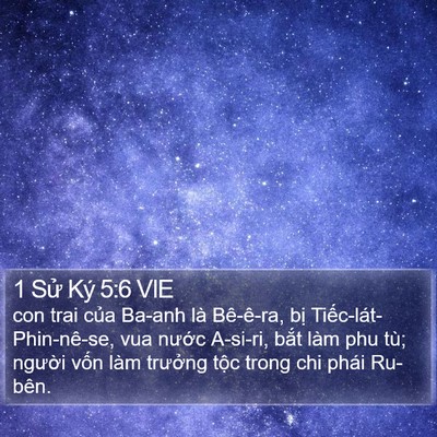 1 Sử Ký 5:6 VIE Bible Verse Image