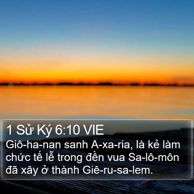 1 Sử Ký 6:10 VIE Bible Verse Image