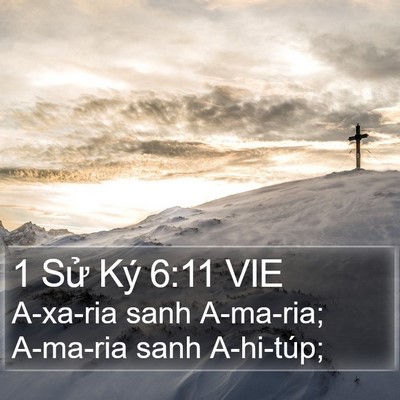 1 Sử Ký 6:11 VIE Bible Verse Image