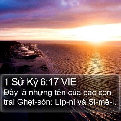 1 Sử Ký 6:17 VIE Bible Verse Image
