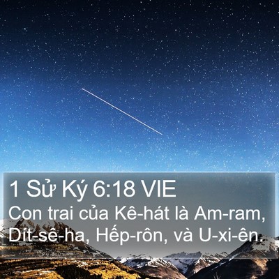 1 Sử Ký 6:18 VIE Bible Verse Image