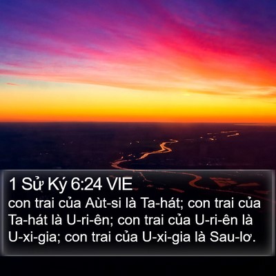 1 Sử Ký 6:24 VIE Bible Verse Image