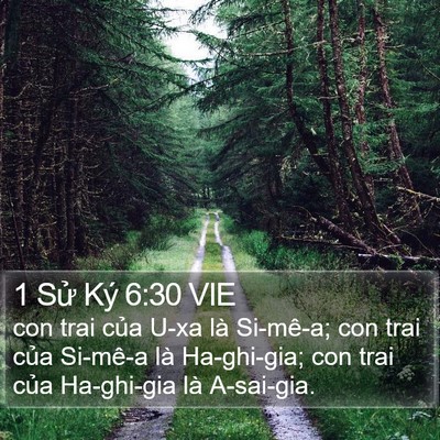 1 Sử Ký 6:30 VIE Bible Verse Image