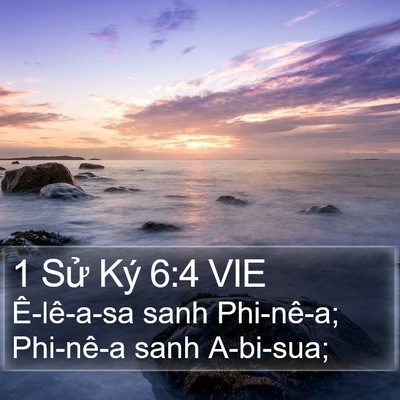 1 Sử Ký 6:4 VIE Bible Verse Image