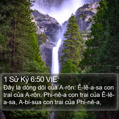 1 Sử Ký 6:50 VIE Bible Verse Image