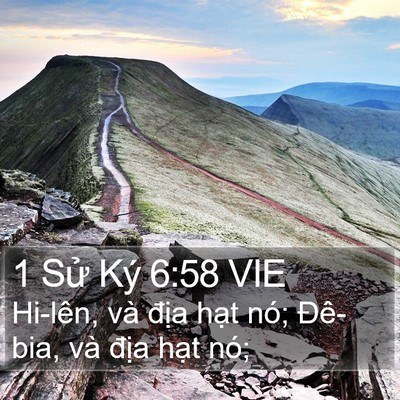 1 Sử Ký 6:58 VIE Bible Verse Image