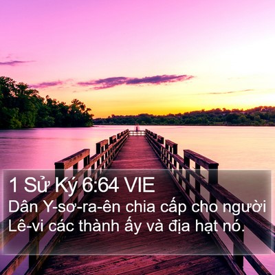 1 Sử Ký 6:64 VIE Bible Verse Image