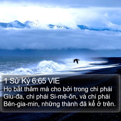 1 Sử Ký 6:65 VIE Bible Verse Image