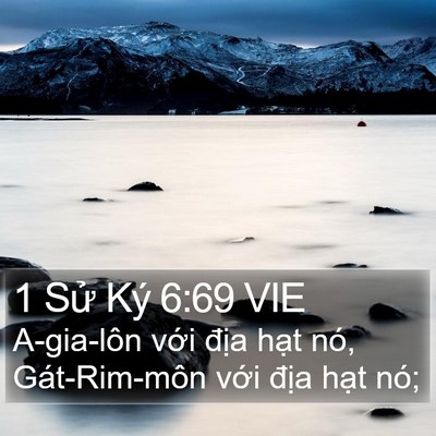 1 Sử Ký 6:69 VIE Bible Verse Image