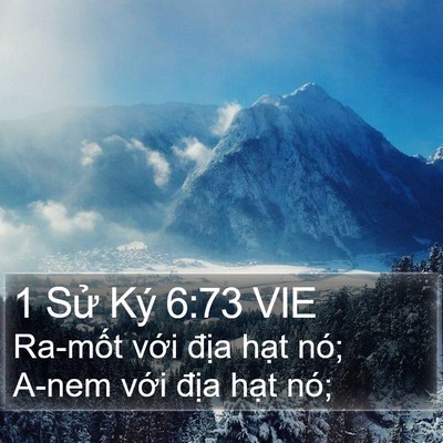 1 Sử Ký 6:73 VIE Bible Verse Image