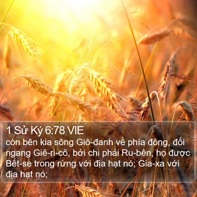 1 Sử Ký 6:78 VIE Bible Verse Image