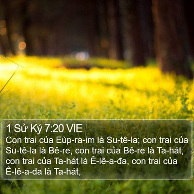 1 Sử Ký 7:20 VIE Bible Verse Image