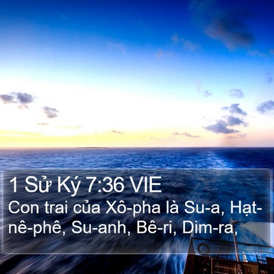 1 Sử Ký 7:36 VIE Bible Verse Image