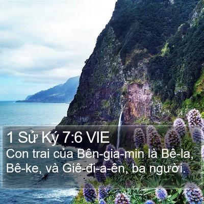 1 Sử Ký 7:6 VIE Bible Verse Image