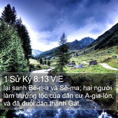 1 Sử Ký 8:13 VIE Bible Verse Image