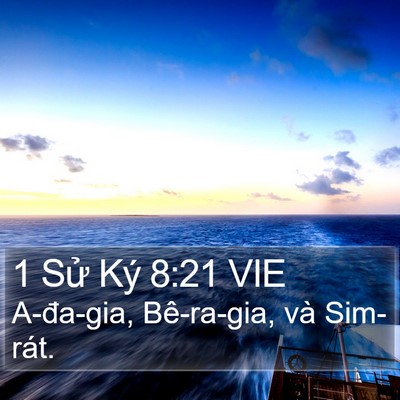 1 Sử Ký 8:21 VIE Bible Verse Image