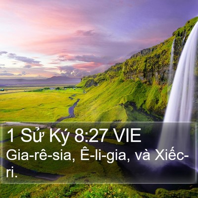 1 Sử Ký 8:27 VIE Bible Verse Image