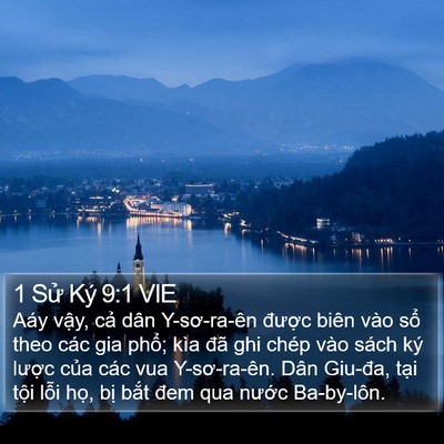 1 Sử Ký 9:1 VIE Bible Verse Image