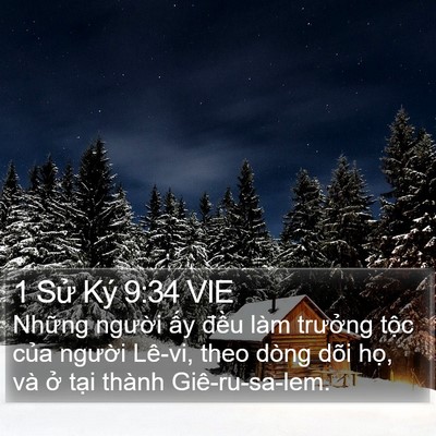 1 Sử Ký 9:34 VIE Bible Verse Image
