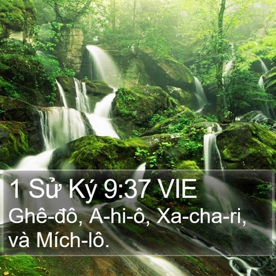 1 Sử Ký 9:37 VIE Bible Verse Image