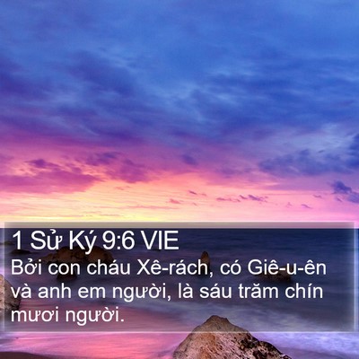 1 Sử Ký 9:6 VIE Bible Verse Image