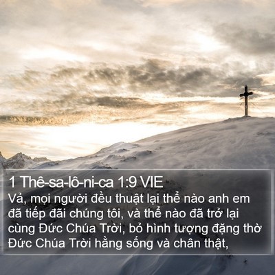1 Thê-sa-lô-ni-ca 1:9 VIE Bible Verse Image