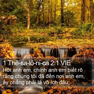 1 Thê-sa-lô-ni-ca 2:1 VIE Bible Verse Image