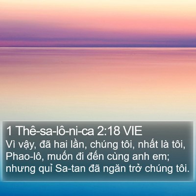 1 Thê-sa-lô-ni-ca 2:18 VIE Bible Verse Image