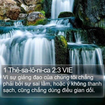 1 Thê-sa-lô-ni-ca 2:3 VIE Bible Verse Image