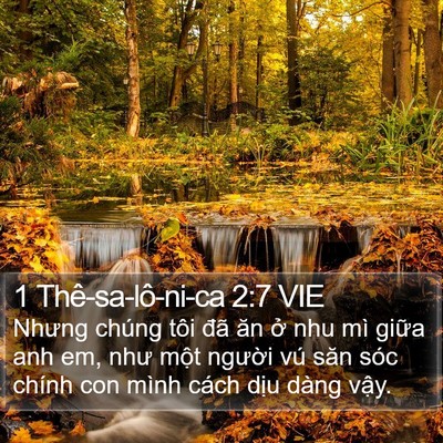 1 Thê-sa-lô-ni-ca 2:7 VIE Bible Verse Image
