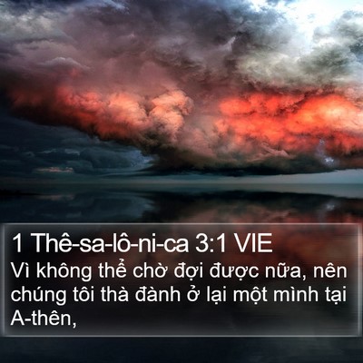 1 Thê-sa-lô-ni-ca 3:1 VIE Bible Verse Image