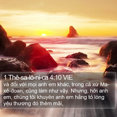 1 Thê-sa-lô-ni-ca 4:10 VIE Bible Verse Image