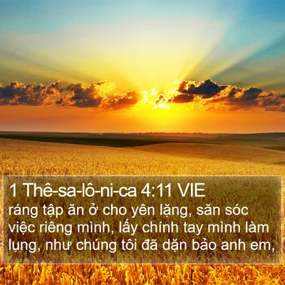 1 Thê-sa-lô-ni-ca 4:11 VIE Bible Verse Image