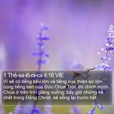 1 Thê-sa-lô-ni-ca 4:16 VIE Bible Verse Image