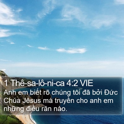 1 Thê-sa-lô-ni-ca 4:2 VIE Bible Verse Image