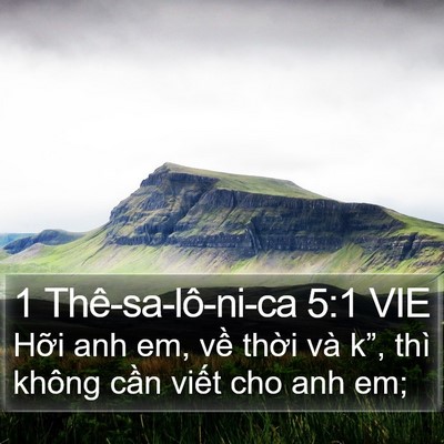 1 Thê-sa-lô-ni-ca 5:1 VIE Bible Verse Image
