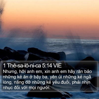 1 Thê-sa-lô-ni-ca 5:14 VIE Bible Verse Image