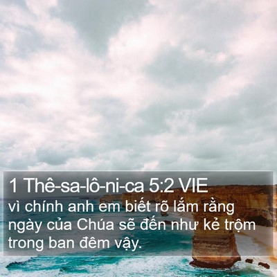 1 Thê-sa-lô-ni-ca 5:2 VIE Bible Verse Image